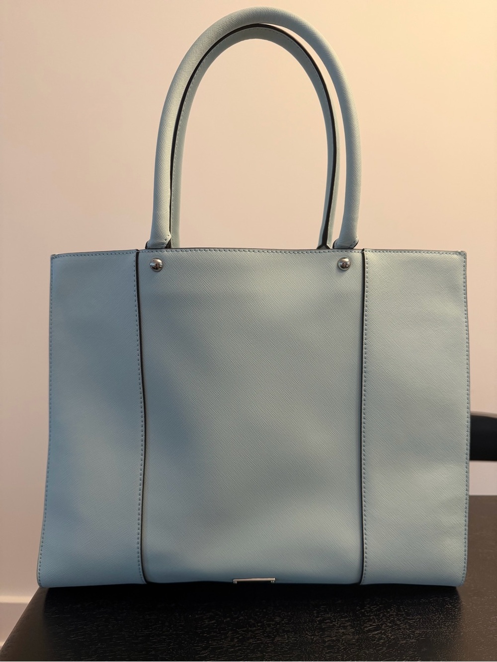 Rebecca Minkoff Light Blue Structured Tote